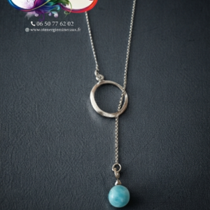 larimar collier / argent