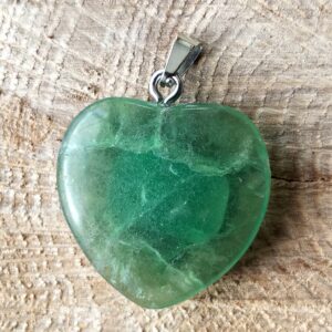 Fluorite verte pendentif