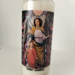 Bougies neuvaine Saint Gabriel avec prière