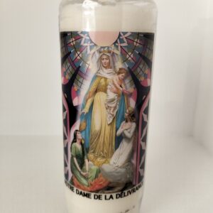 Bougies neuvaine Notre dame de la délivrance avec prière