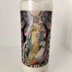 Bougies neuvaine Notre dame de la délivrance avec prière