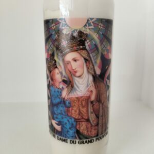 Bougies neuvaine Notre Dame du grand pouvoir avec prière