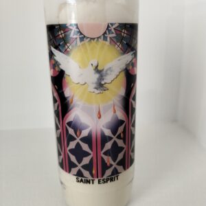 Bougies neuvaine Saint esprit avec prière
