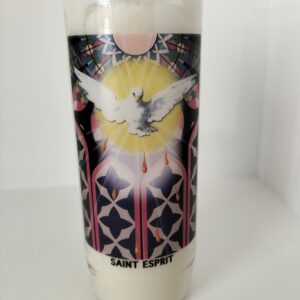 Bougies neuvaine Saint esprit avec prière