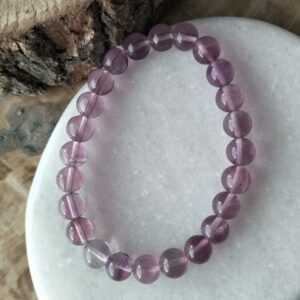 Fluorite violette bracelet
