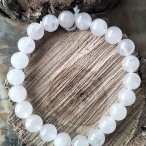 Quartz rose bracelet