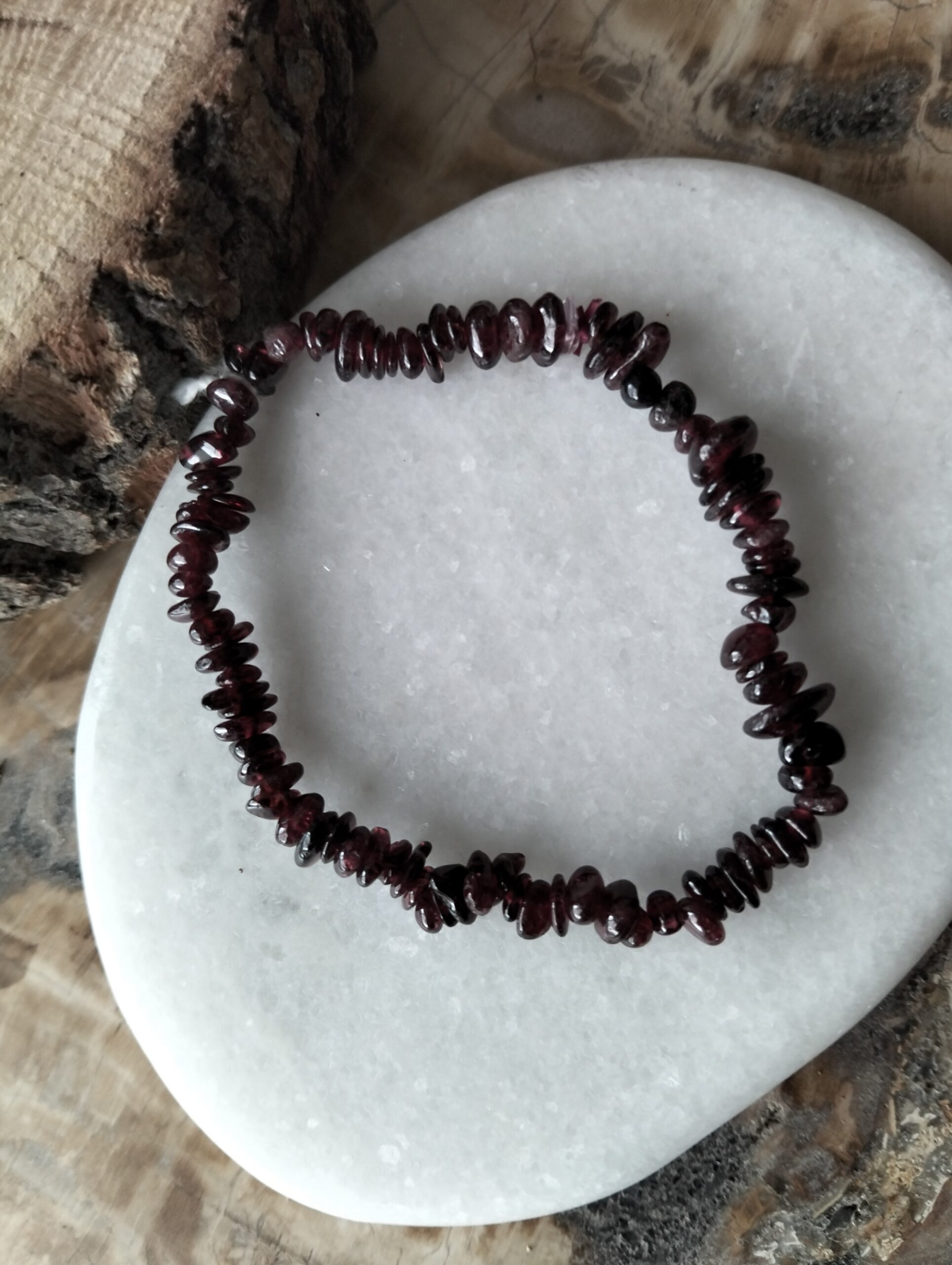 Grenat bracelet baroque – Image 2