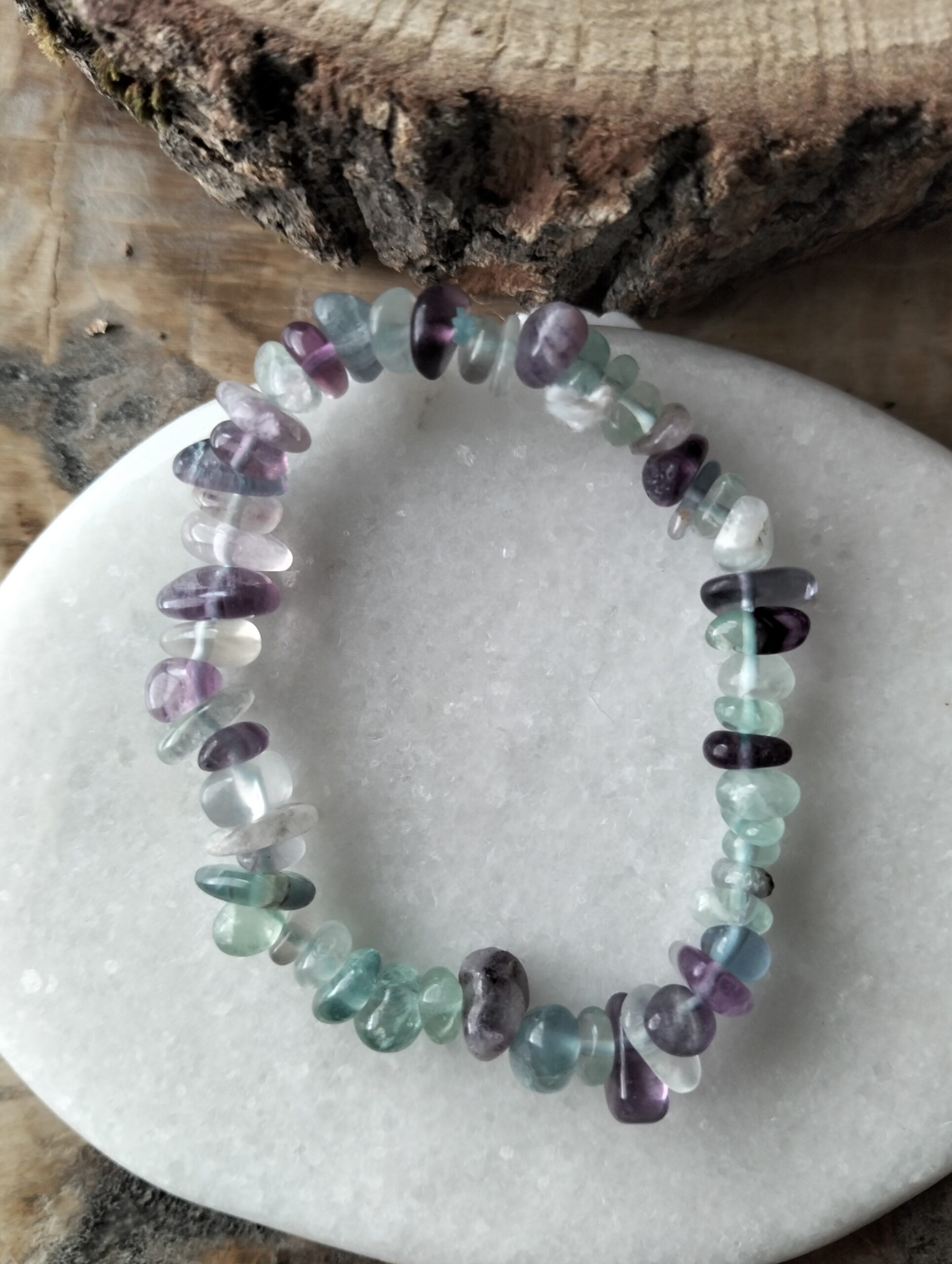 Fluorite multi Bracelet baroque