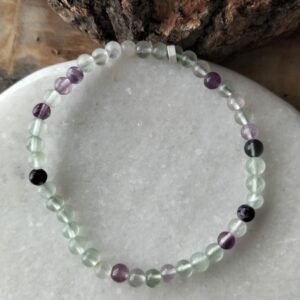 Fluorite multi bracelet