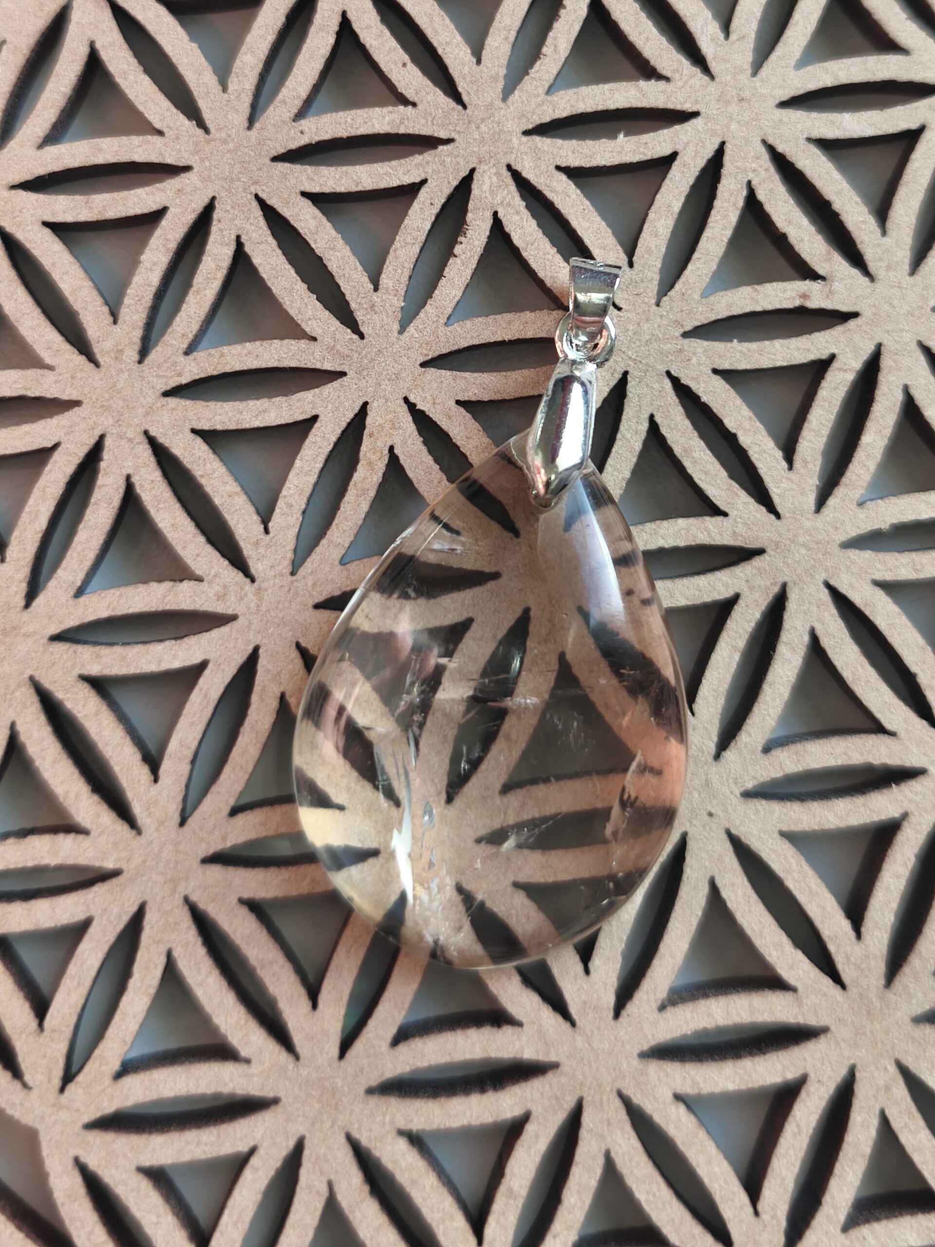 citrine naturelle pendentif goutte – Image 3