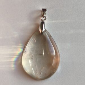 citrine naturelle pendentif goutte
