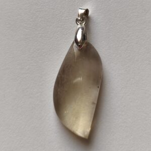 citrine naturelle pendentif forme libre