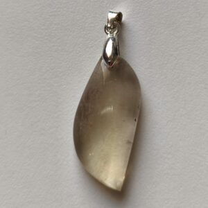 citrine naturelle pendentif forme libre