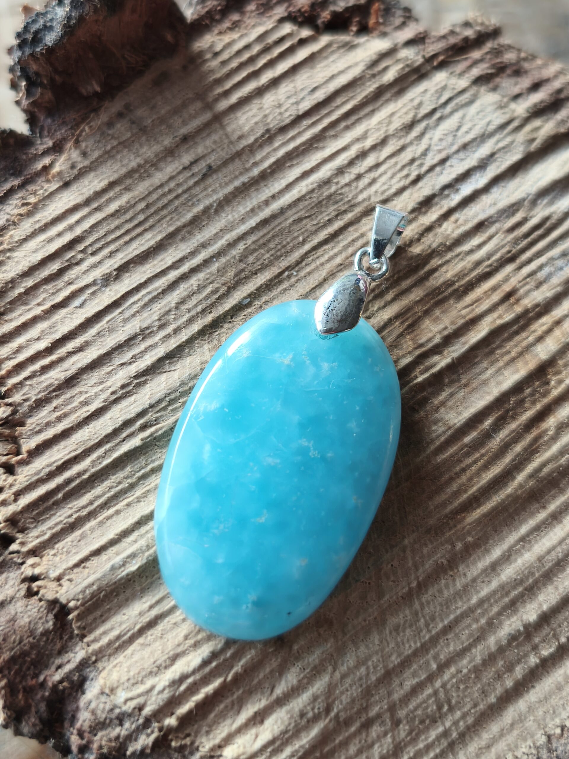 hémimorphite pendentif ovale – Image 2