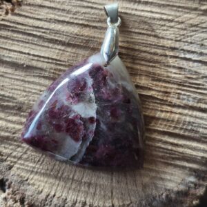 rubellite pendentif triangulaire