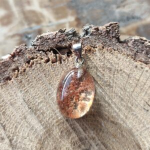 quartz chaman (lodolite) petit pendentif
