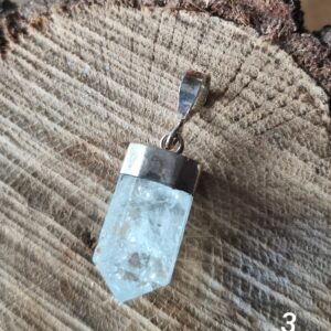 aigue-marine pendentif / argent