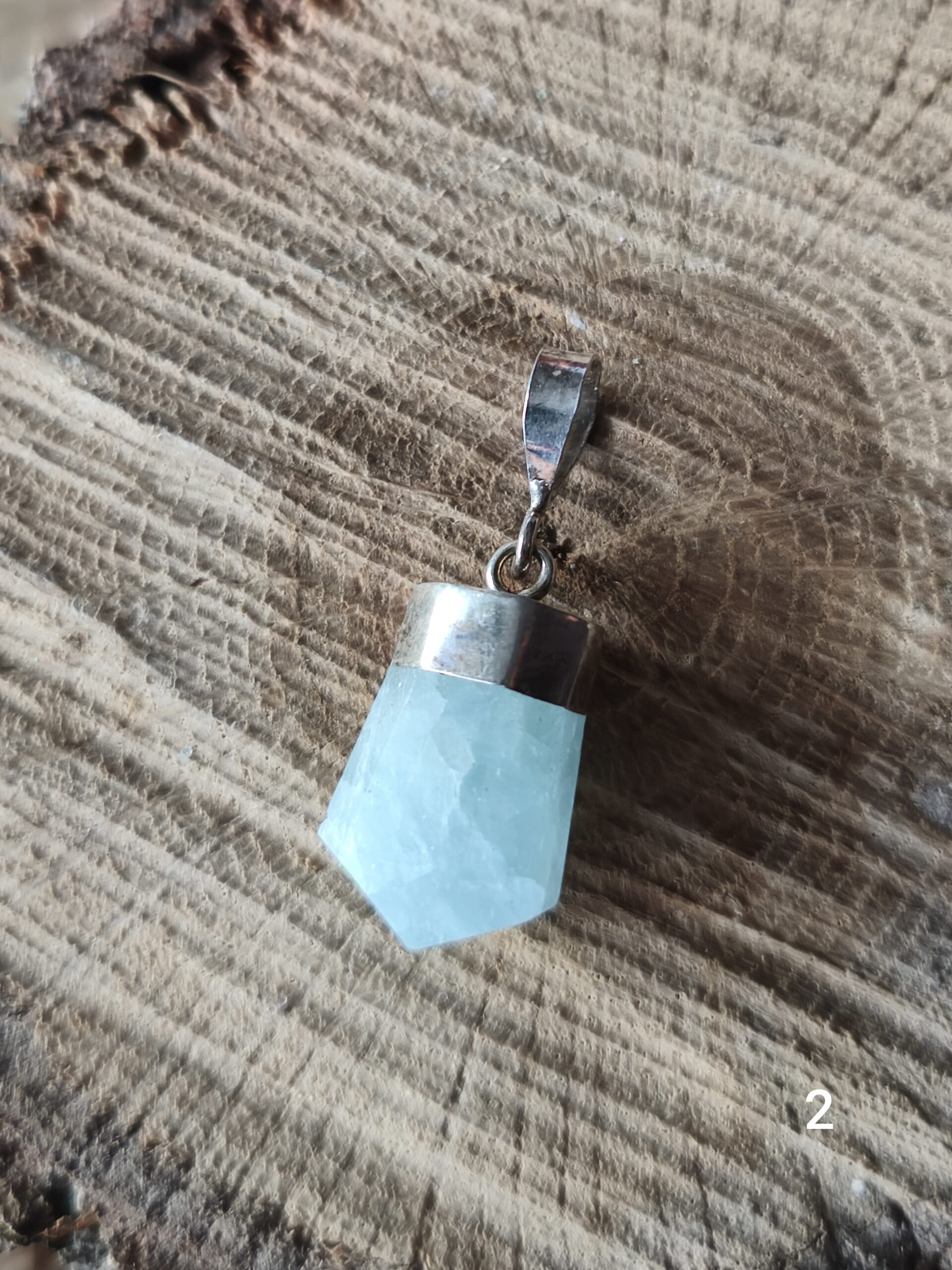 aigue-marine pendentif / argent – Image 3