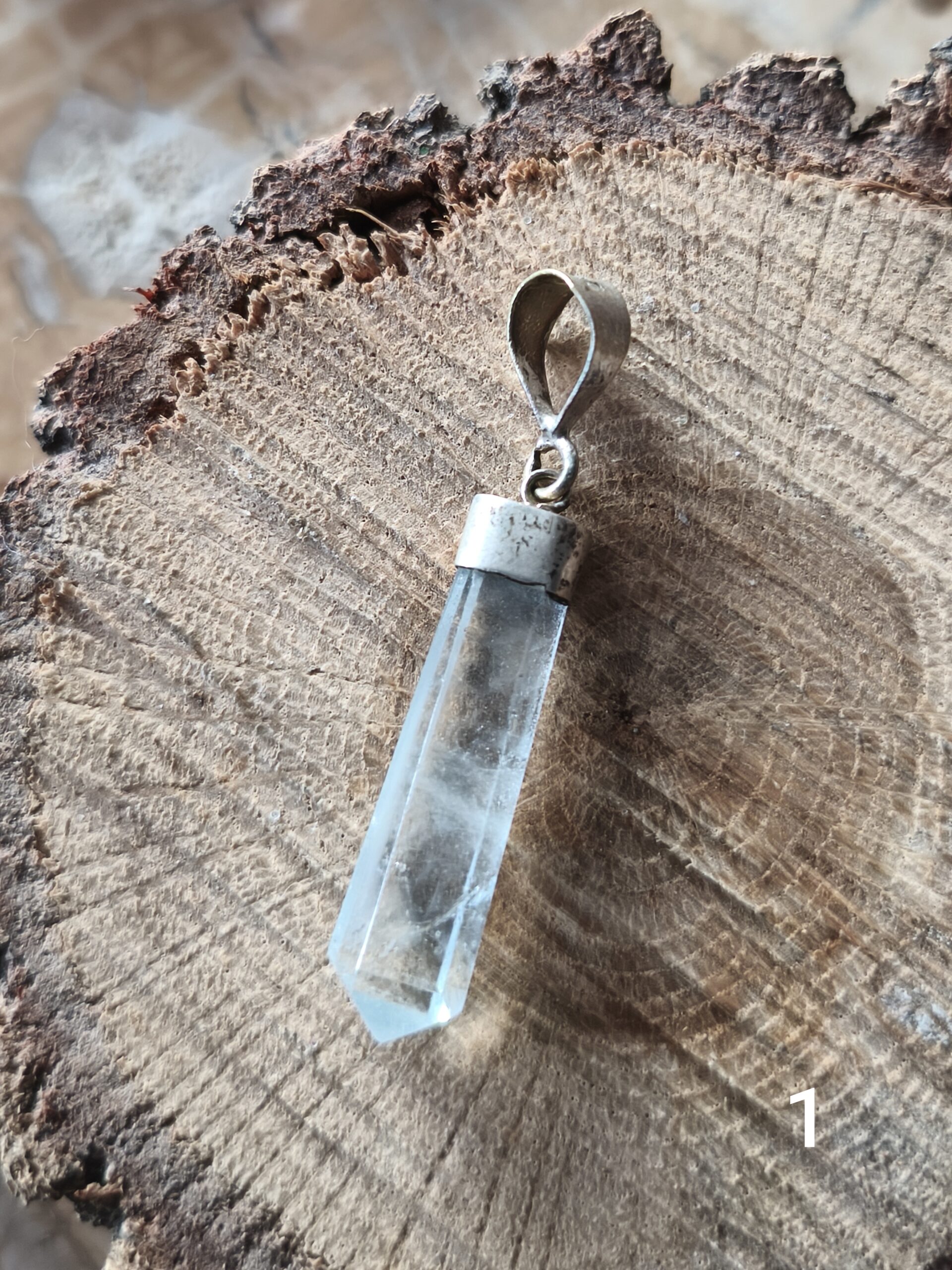 aigue-marine pendentif / argent – Image 2