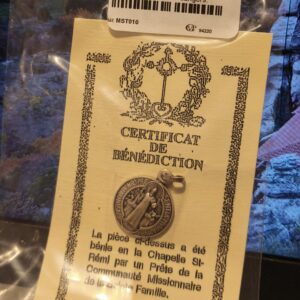 médaille St Benoit
