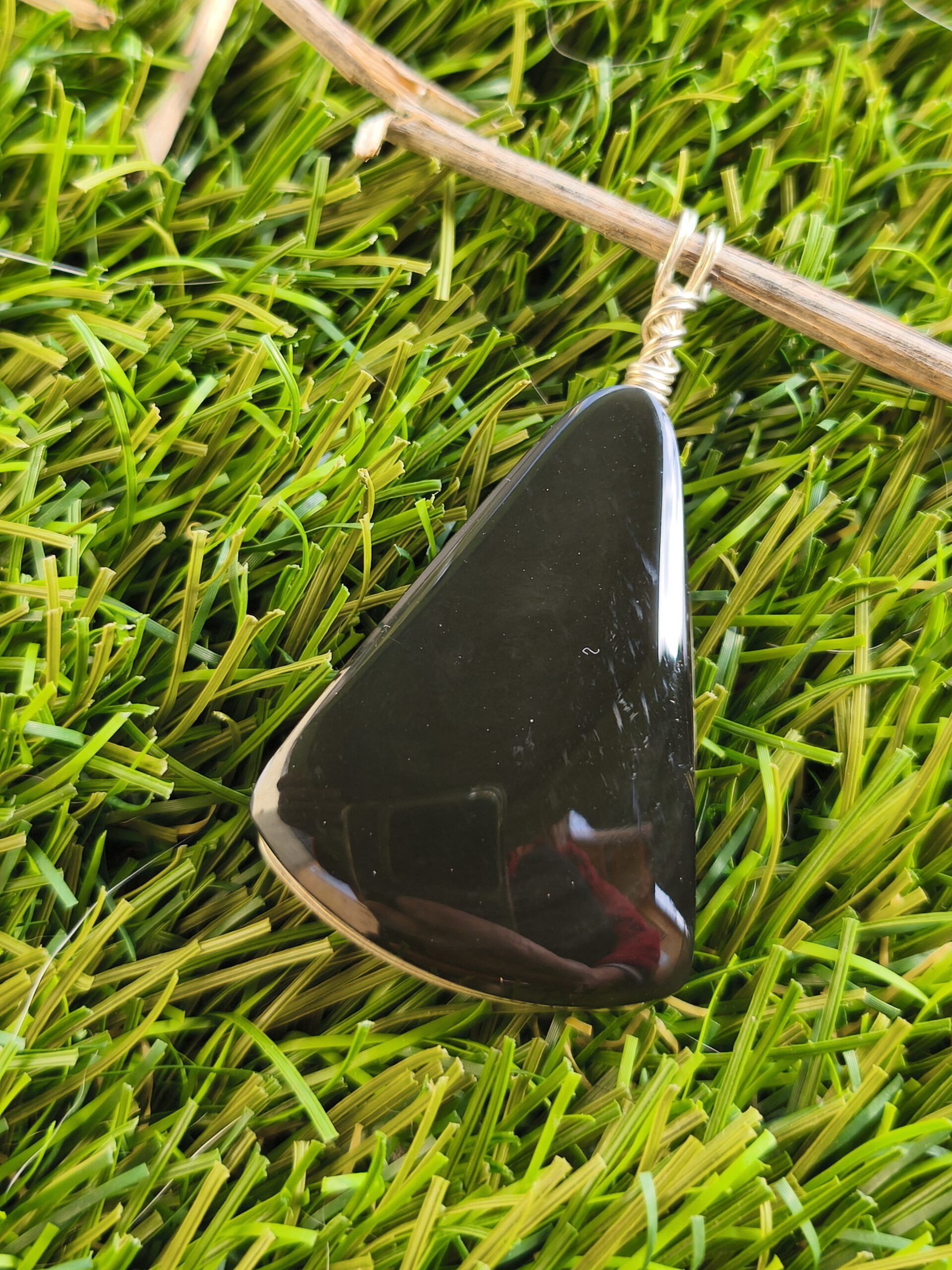 obsidienne oeil celeste pendentif – Image 2