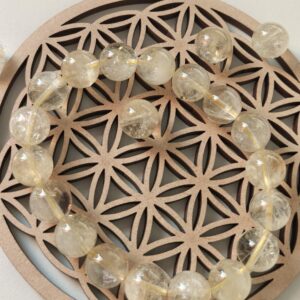 citrine naturelle bracelet 10 mm