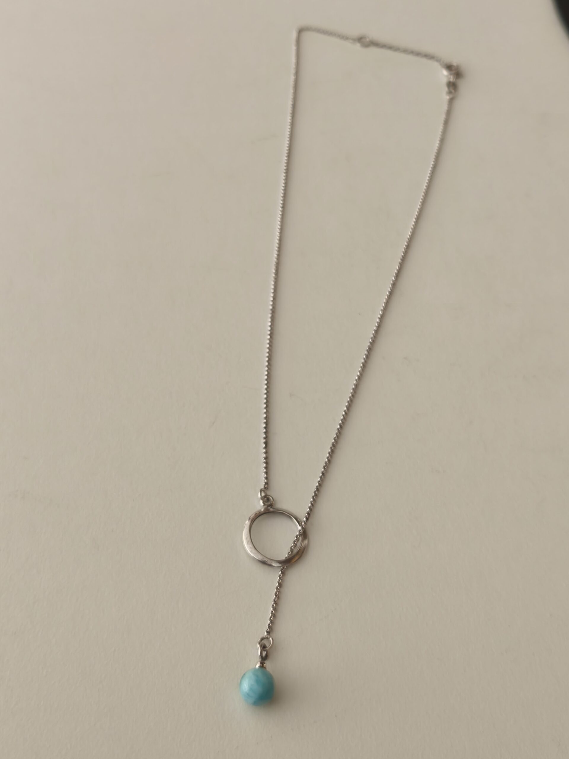 larimar collier / argent – Image 2