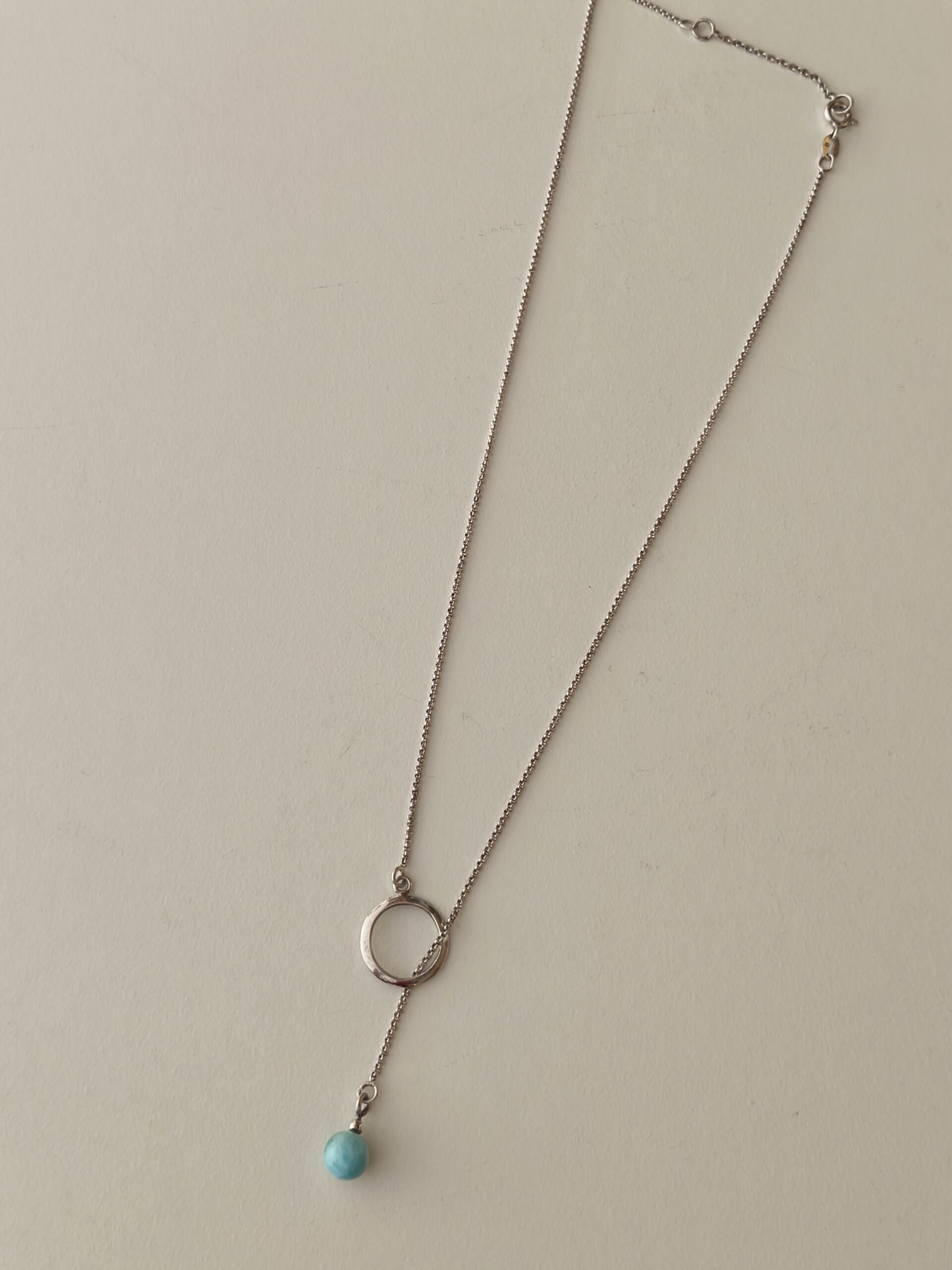 larimar collier / argent – Image 3