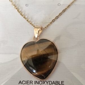 Oeil de tigre pendentif