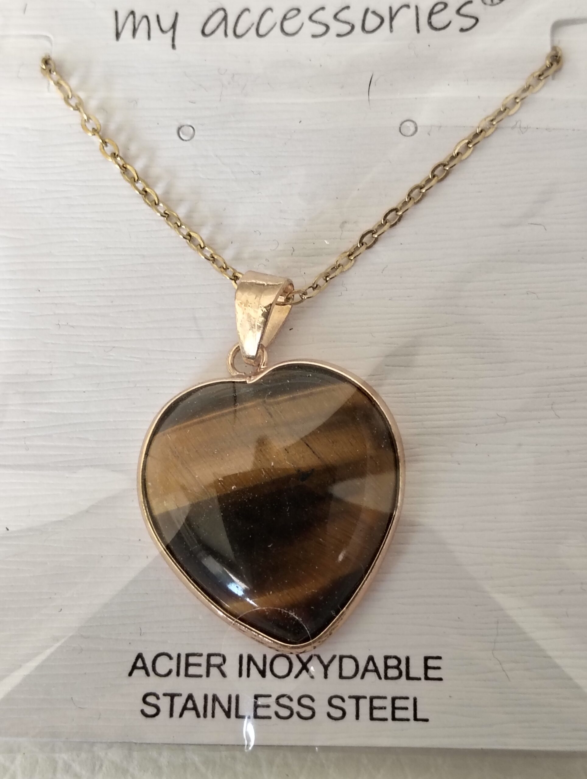 Oeil de tigre pendentif