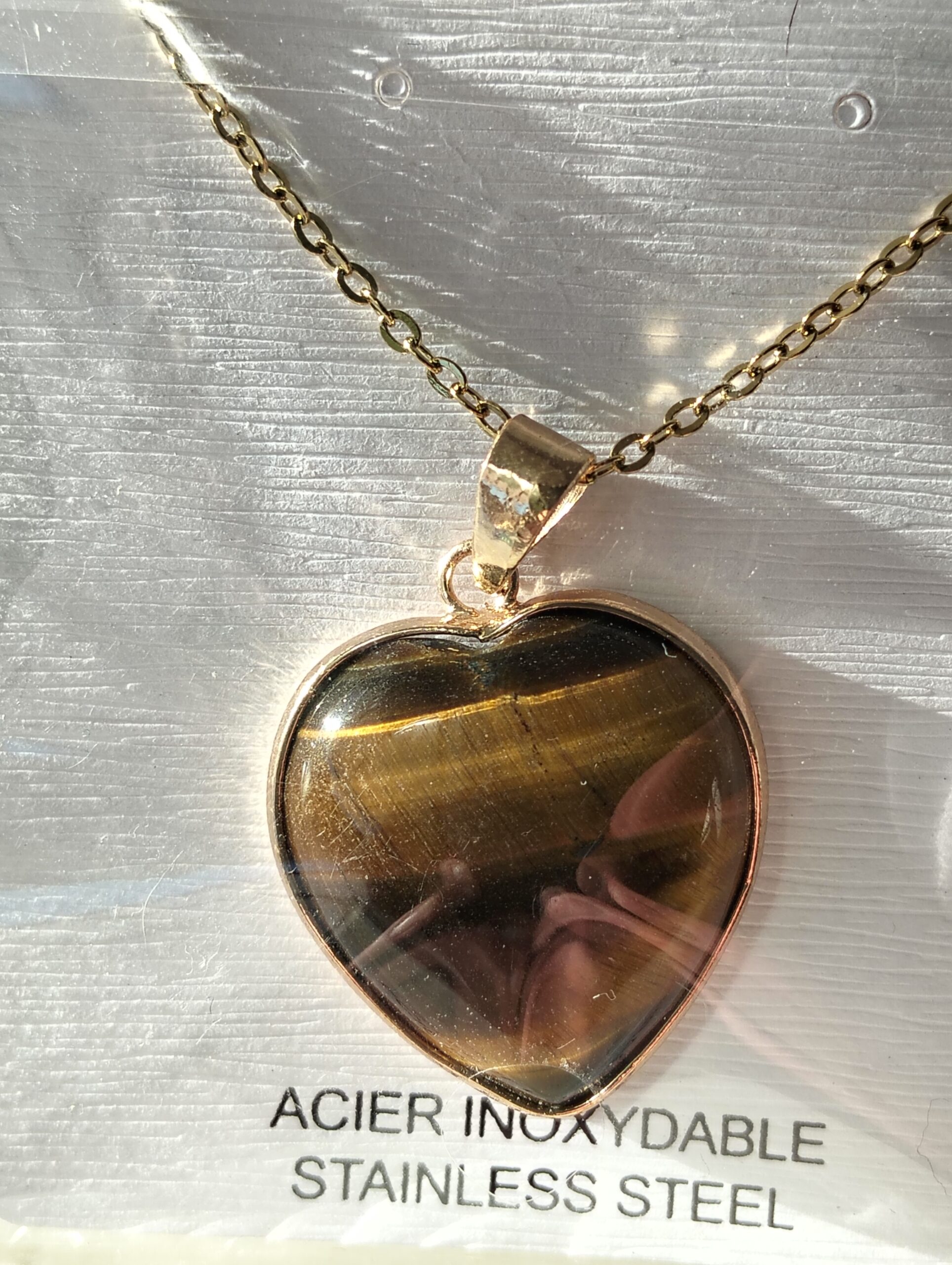 Oeil de tigre pendentif – Image 2