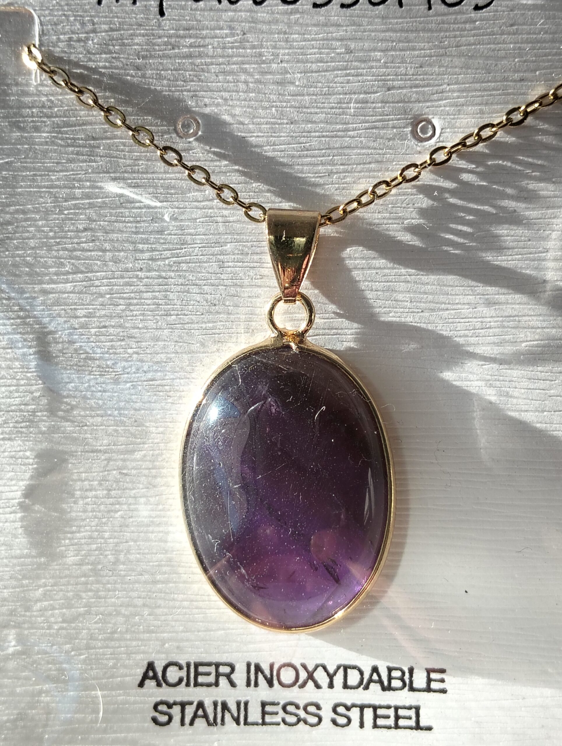 Améthyste pendentif