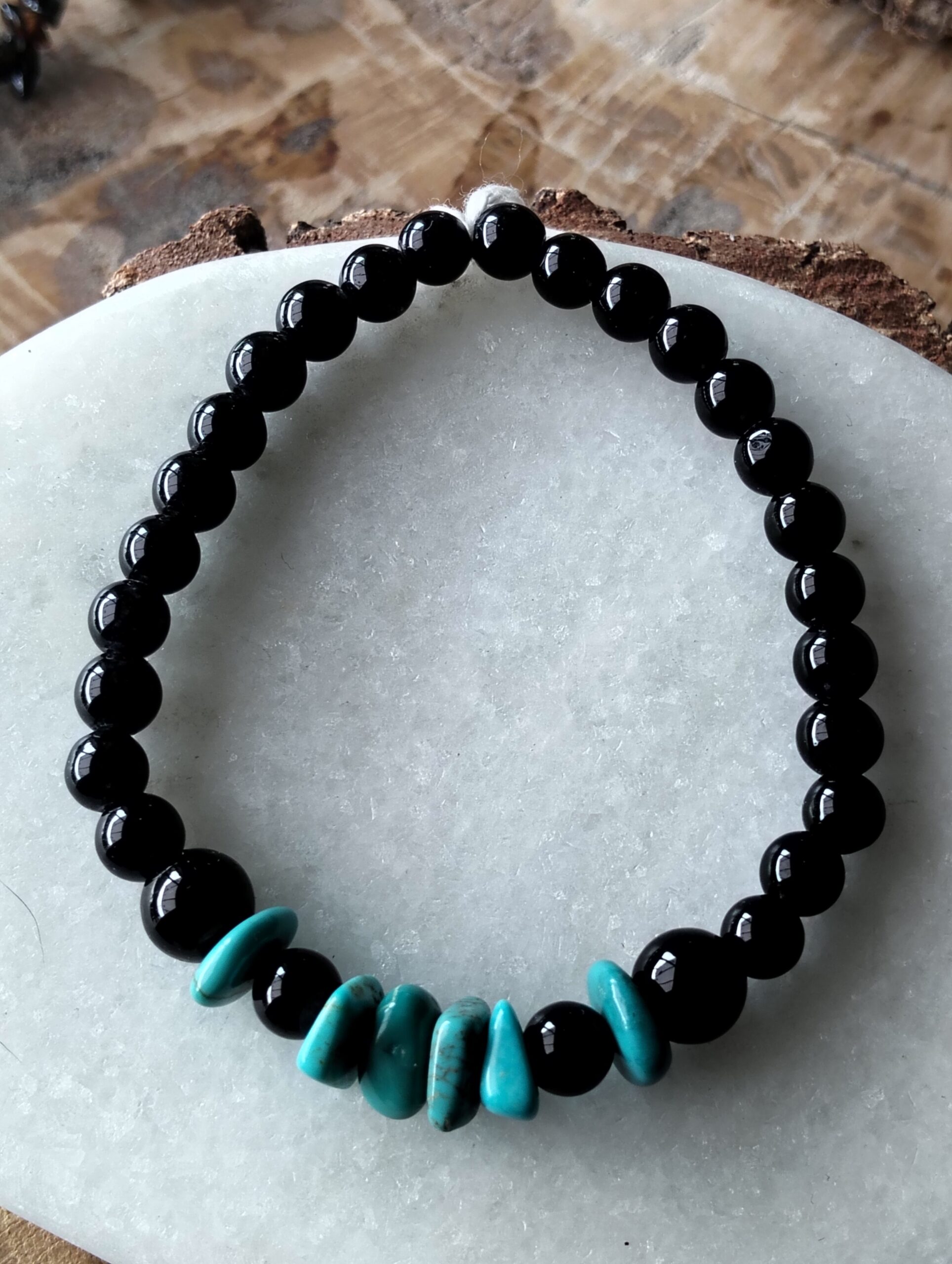 Onyx bracelet / Turquoise Baroque – Image 2