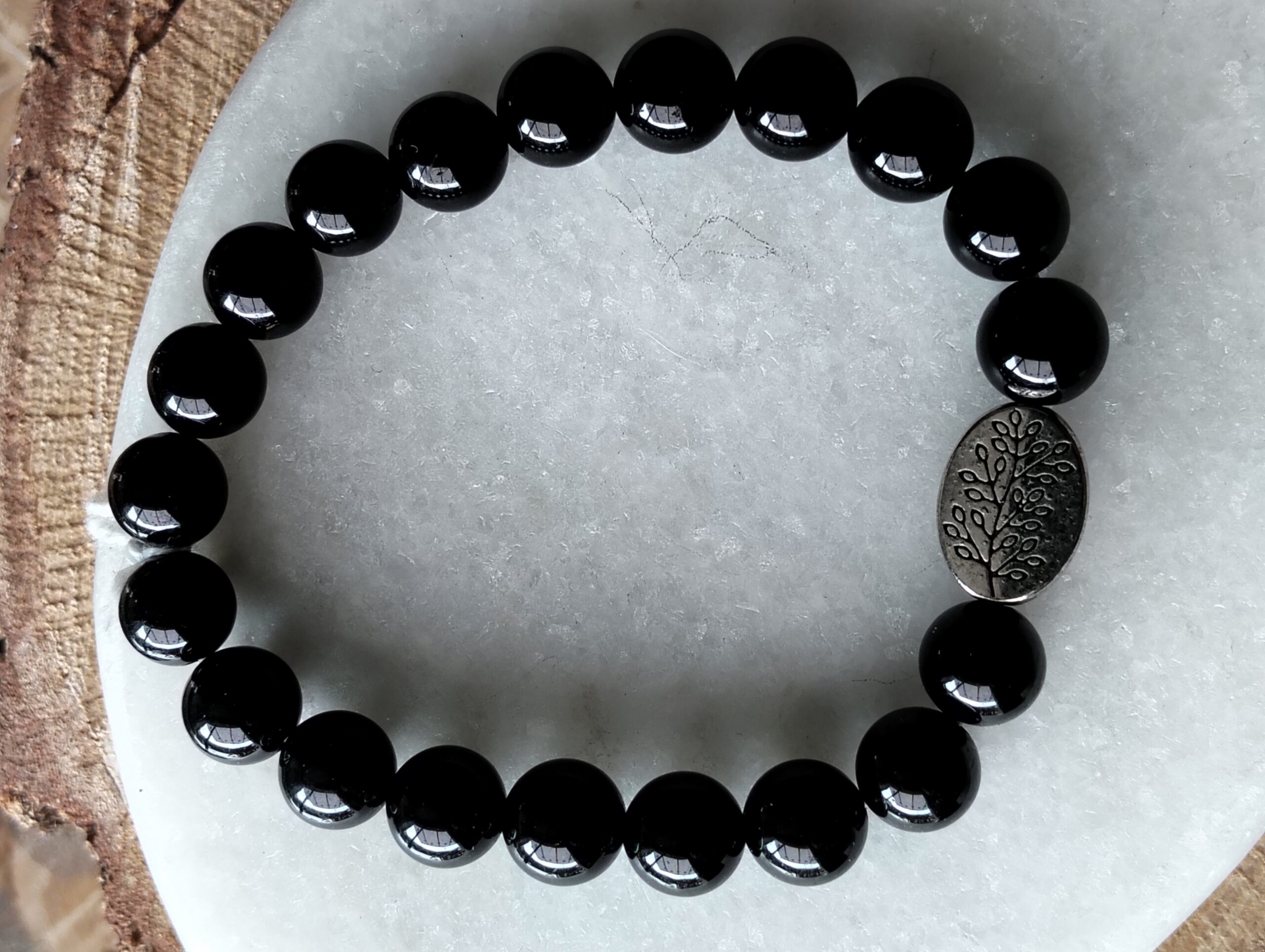 Tourmaline Bracelet / bijoux arbre de vie