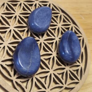 aventurine bleue pierre percée