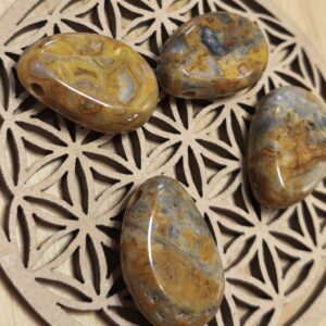 agate crazy lace pierre percée