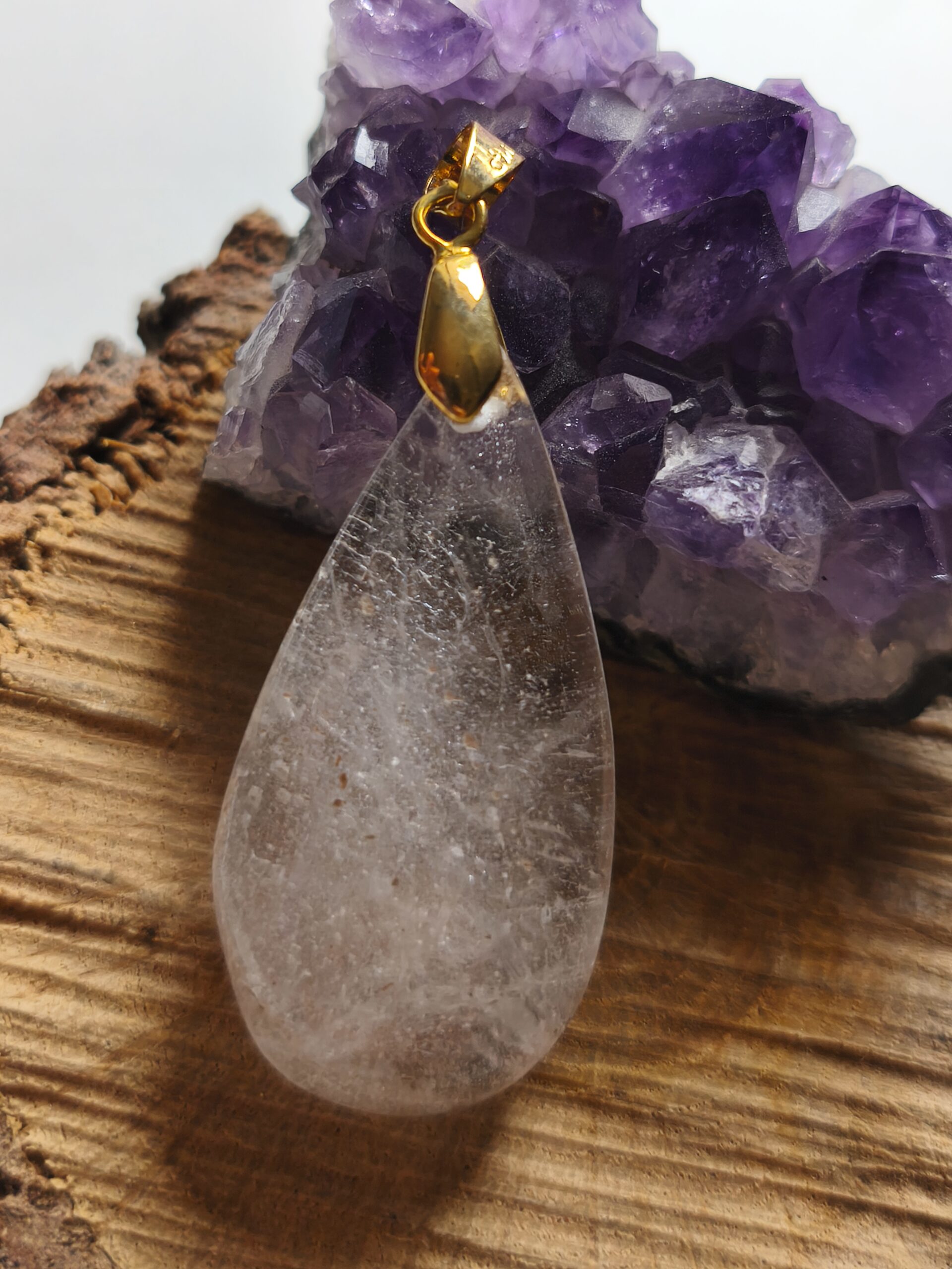 cristal de roche pendentif – Image 2