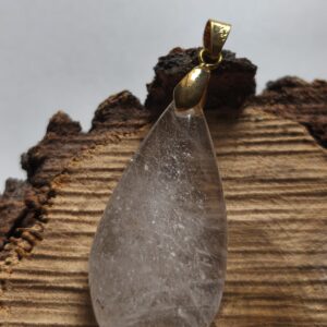 cristal de roche pendentif