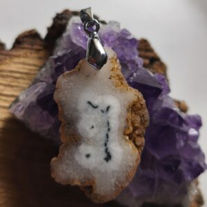 quartz solaire pendentif