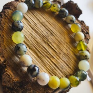 opale verte bracelet
